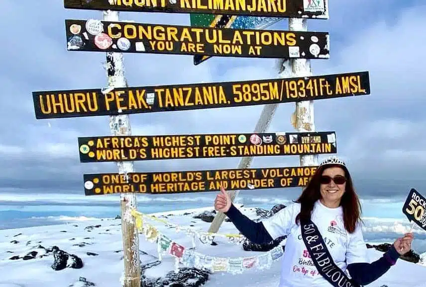 height of kilimanjaro